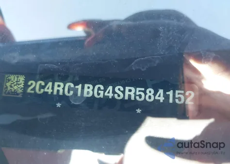 2025 Chrysler Pacifica Select из США, поврежденный, VIN 2C4RC1BG4SR584152